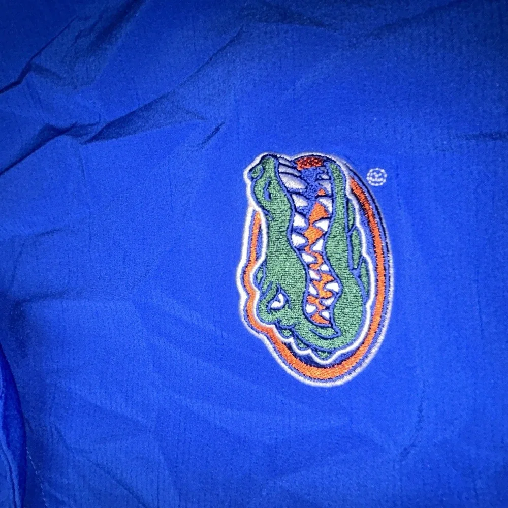 TEAM PLAYER ISSUED Men's L Jordan Jumpman Florida Gators Golf Polo Shirt Blue